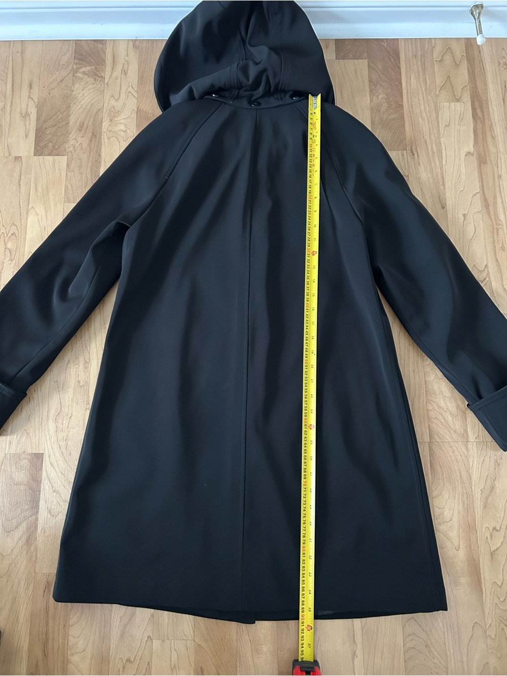 Michael Kors Hooded Black Peacoat
Pockets Silver Hook Clasp Coat
Womens Small - Picture 9 of 11